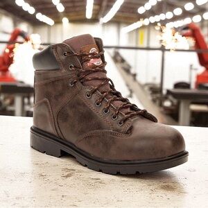 Brahma Men's Raid 6" Steel Toe Safety Work Boots Size 8
